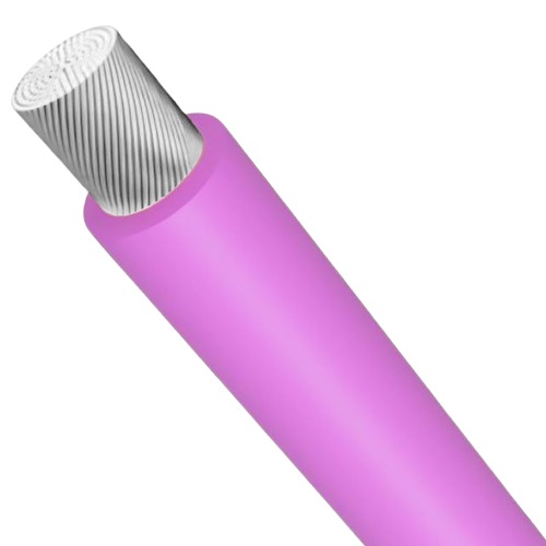 سلك كهرباء مفرد 50 مم 600/1000 فولت، نحاس شعر مطلي قصدير عزل PVC (70°C)، بنفسجي | شركة كابلات الشرقية للصناعة