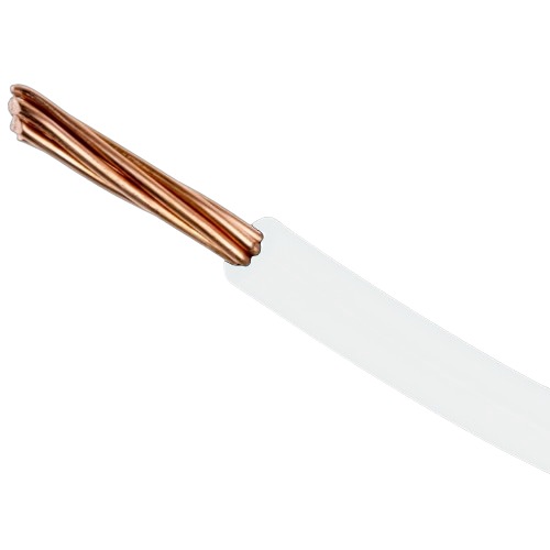 CU/LSHF-XL Stranded Copper Wire 2.5mm2, 450/750V, White, 100 Yard | Bahra Cables
