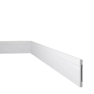Belgian Foam Wall Skirting Length 2m Width 18mm Height 150mm White Color | FD 15
