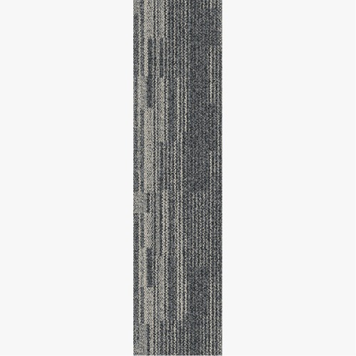 شرائح موكيت للمكتب 100×25 سم، سمك 7 ملم، رمادي فاتح مع عزل PVC | YT-16486174