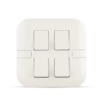 مفتاح انارة رباعي اتجاهين (دركسيون) 10 أمبير، ابيض، مقاس 7×7 سم، 250 فولت | سبكترا