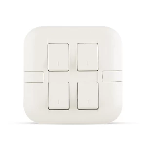 10 Amp Light Switch 4 Gang 2 Way, White, 7x7 cm, 250 Volts | Spectra