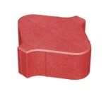 بلاط رصيف انترلوك شكل التجويف  براند الارمك  سمك  8 سم اللون احمر