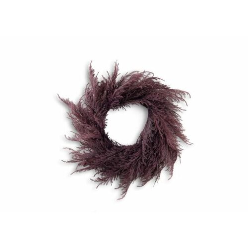 Artificial Solid Grass Wreath Purple Color | DAS-133213