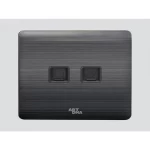 مخرج تليفون و بيانات كات6، ماركة آرت دي إن أيه، مقاس 7×7 سم، لون أسود