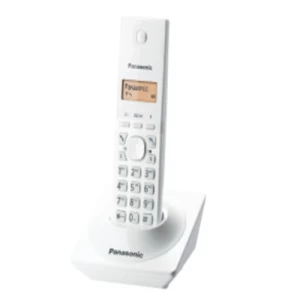 Cordless Telephone with Caller ID Display, Piano White, KX-TG1711UEW | Panasonic