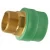 PPR Plastic Adapter Hex Male Thread Size 90 mm × 3 Inch   [SDR 5]  Color  Green | Almona
