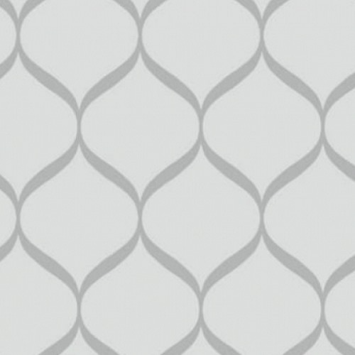 Vinyl Wallpaper Patterned Design 15.6m x 100 cm Gray | Luxury line