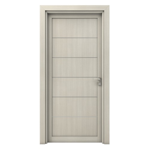 Premium Wooden Door 235x115 cm, Off-White, 6 cm Thickness, Model M01 | YT-20985176