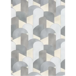 German Wall Decoration 10m x 0.53m Gray Color, Model 10155-10 | Balbaid Decor Company