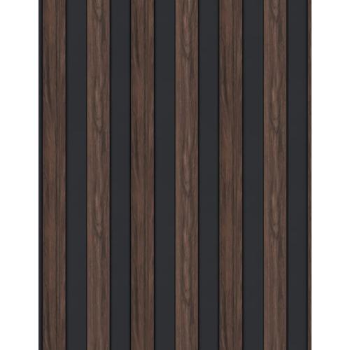 Decorative Wood Substitute Panels Brown and Black, Height 290 cm, Model 2-100