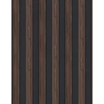 Decorative panels made of wood, brown and black, height 290 cm, model 2-100