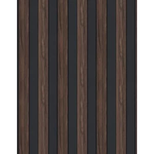 Decorative Wood Substitute Panels Brown and Black, Height 290 cm, Model 2-100
