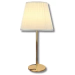 أباجورة طاولة صغيرة كلاسيك، ارتفاع 53 سم، قطر 23 سم ،لون ذهبي