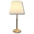 Classic Small Table Lamp, 53 cm Height, 23 cm Diameter, gold Color