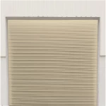 Automatic Roll Showrooms Door  al zamil Width 4.37 Meter Height 3 Meter Color beige