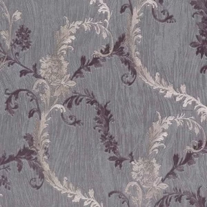 Pattrened Wallpaper Gray Color Size 10m×1.06m Model 5519 | Balbaid Decor Company