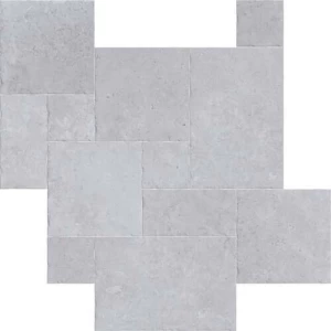 Ostuni Rough Porcelain Tiles 10 mm Thickness, 44×44 cm, Gray Color, Anti-Slip | Ostuni