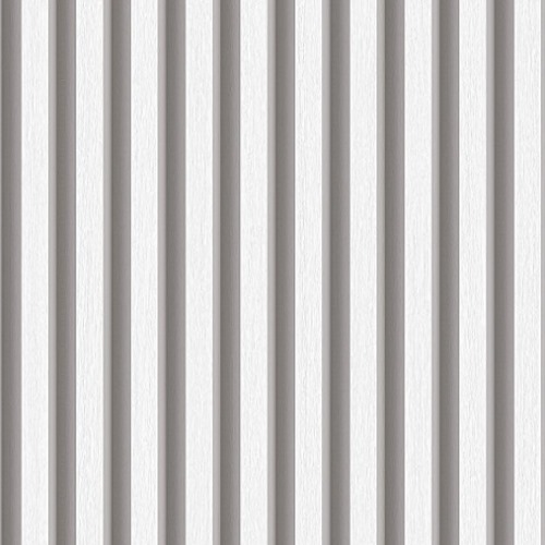 Striped Wallpaper Vinyl Sheath Length 15.6m Width 106cm Off White | Luxury line