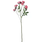 زهور زينة صناعية، لون وردي، ارتفاع 49 سم