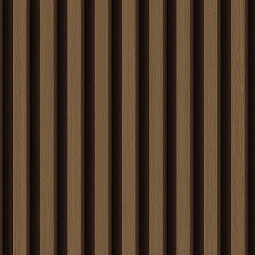 Wallpaper Striped Design Size 15.6m×106cm Dark Brown | Luxury line