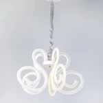 ثريا كريستال، عرض 58 سم، طول 38 سم، لون ذهبي