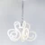 Crystal Chandelier, diameter 58 cm, length 38 cm, gold color