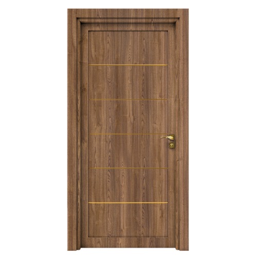 Premium Wooden Door 235x115 cm, 6 cm Thickness, Light Brown | YT-21733816