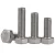 Full Thread Stainless Steel 304 Hexagon Bolt,    Size 6 mm Length  50 mm, DIN 933 Standard   