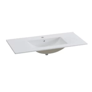 Porcelain Edge Basin Maze Model 10.1×46.5×11 cm White | Abyat Company