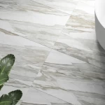 بورسلان ارضيات مصقول ابعاد 160 ×80  سم، لون رمادي ، موديل كلكتا  