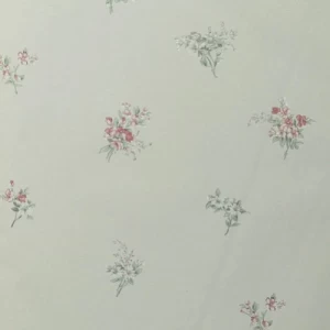 Floral Wallpaper 15.6m×106cm Purple on Gray | Luxury line