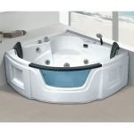 White Jacuzzi Bathtub Corner, Size 135×135 cm