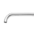 Wall Bathroom Washbasin Mixer Diameter 4.6 cm Size 25x7 cm Glossy Chrome | Hatch Company - Image 2