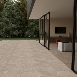 بلاط أرضيات سيراميك مطفي أبعاد 60×60×1.5 سم لون بني فاتح | الخزف السعودي