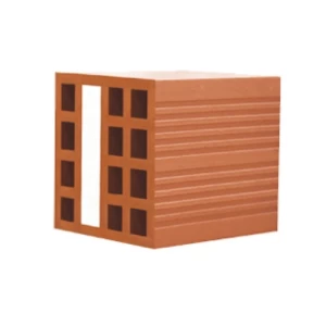 Hollow Insulating Red Bricks Size 20 cm Compressive Strength 40 kg/cm2 | Al Watania for Industries