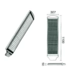 كشاف شوارع ، طول 1100مم، عرض 307 مم، لون الإضاءة 2700-6500 كلفن، مصنع الأنوار