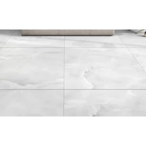 Porcelain Floor Tiles 80x160 cm, Light Grey, Garda Model | Abyat Company