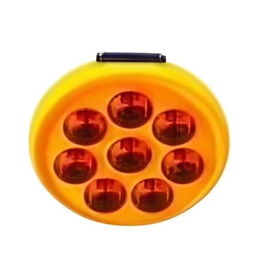 Emergency Flashlight Solar Powered Yellow Color | Sun Fluor