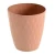 HDPE Plastic Trash Bin, Beige Color, Model Number WFFS8