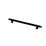 ماسكة خزانة مطبخ ستانلس ستيل شكل T، طول 16 سم، لون اسود | روائع المطابخ