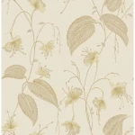 American Wallpaper Light Beige Color Floral Design, Size 10mx0.53m, Model ZA31307