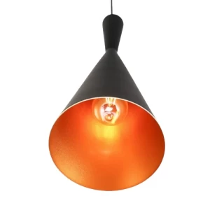 Classic Ceiling Pendant 19x39 cm, Black Color | 35041
