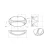 KAFFA Wall Light 21W Without Bulb, 200×248×100 mm, Gray | KAFFA - Image 2