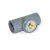 TEE 90° (SLIP X FPT) WITH BRASS INSERT Schedule 80 Al-Rajhi Size 3/4 × 1/2 Inch Color Light Gray 