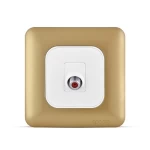 فيش دش مائل مفرد، لون ذهبي، 7×7 سم | سبكترا 