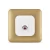 Angular Sattelite Socket, Gold Color, 7x7cm | Spectra