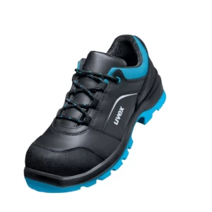 UVEX 2 Safety Shoes Waterproof Size 45 Lightweight Black×Blue Width 11 | Reda Safe