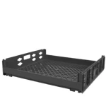 Plastic Container For Fish, Dark Gray Color, size 75x65x15 cm, model ARJTB