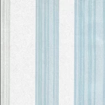 Wallpaper, Striped Design, White with cyan and light green Color, Size 10m×53cm